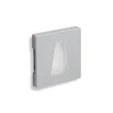 QLES WET0860 Wandeinbauleuchte Trapez System-M beleuchtet, LED, 3000 K | aluminium