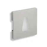 QLES WET6036 Wandeinbauleuchte Trapez D-Life beleuchtet, LED, 3000 K | edelstahl