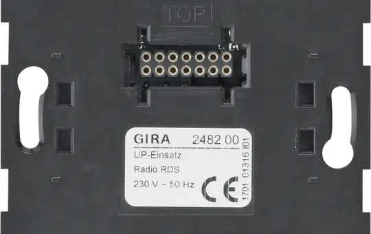 GIRA 248200 Einsatz Unterputz-Radio RDS Standard