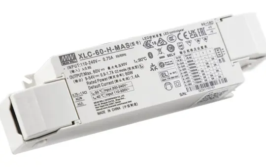 MEANWELL XLC-60-48-MAS MATTER-Netzteil 48 V XLC 60 W, Zugentlastung