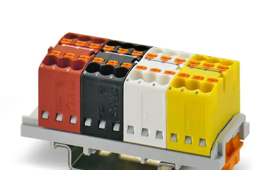 PHOENIX PTFIX 1,5-KNX-NS35 Verteilerblock PTVFIX KNX-Bus 24-fach, Inline | 1,5 mm²