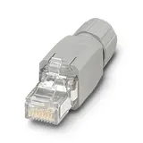 PHOENIX VS-08-RJ45-5-Q/IP20 RJ45-Steckverbinder 8-polig, Cat.5 | verkehrsgrau