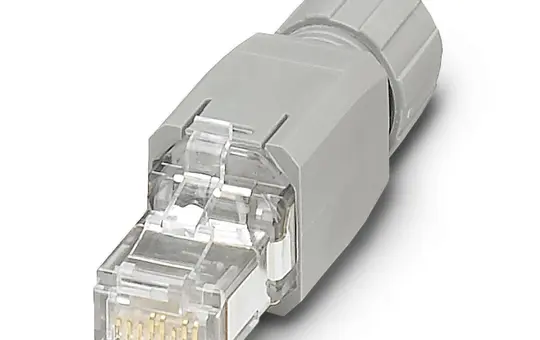 PHOENIX VS-08-RJ45-5-Q/IP20 RJ45-Steckverbinder 8-polig, Cat.5 | verkehrsgrau