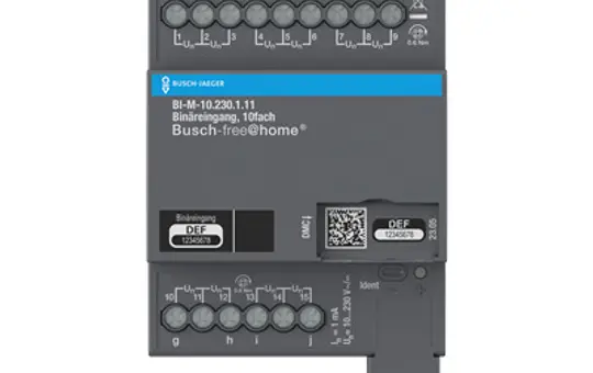 BUSCH-JAEGER BI-M-10.230.1.11 f@h-Binäreingang 10-fach