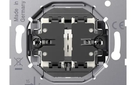 JUNG K539EU Kipptaster 2 Wechsler, ohne Krallen