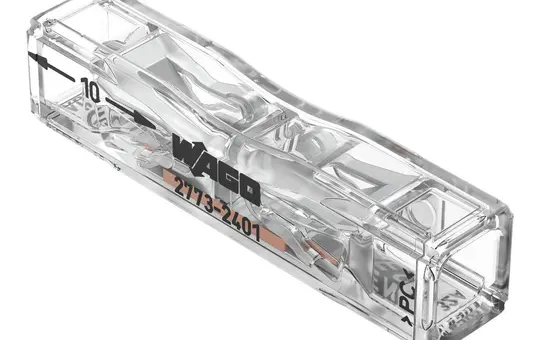 WAGO 2773-2401 Durchgangsverbinder Serie 2773 zum Stecken | 4 mm²