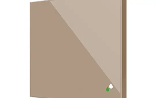 ZENNIO ZSFSENV2C KNX-Temperatur-/Feuchtigkeitssensor champagner