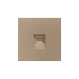 ZENNIO 830001204 RJ45-Abdeckung ZS55 1 Modul | champagner