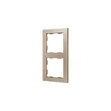 ZENNIO 980000204 Rahmen ZS55 2 Module | champagner