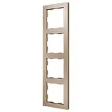 ZENNIO 980000404 Rahmen ZS55 4 Module | champagner