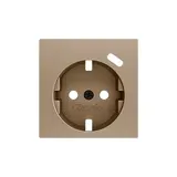 ZENNIO ZS55CSC1USC SCHUKO-Steckdosenabdeckung USB C | champagner