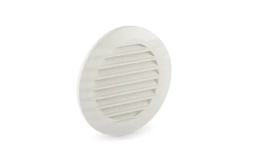 LEAF VENTILATION 704023 Außengitter rund | weiß | ø100 mm