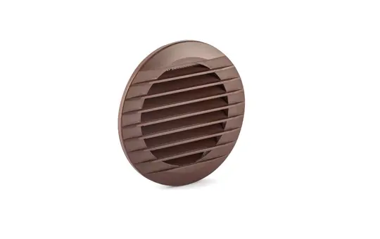LEAF VENTILATION 704030 Außengitter rund | braun | ø100 mm