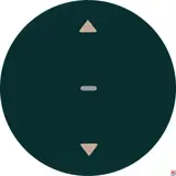 BERKER MAN0300824 Jalousietaste R.classic dunkelgrün matt