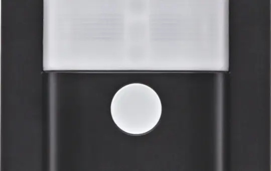 BERKER MAN0202823 Bewegungsmelderaufsatz Q.1/Q.3 2,2 m, Standard | tiefschwarz matt