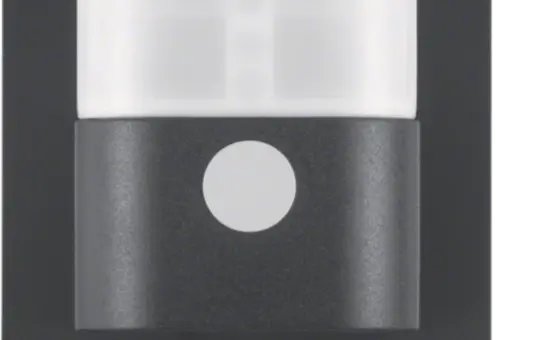 BERKER MAN0202923 Bewegungsmelderaufsatz Q.1/Q.3 1,1 m, Komfort | tiefschwarz matt