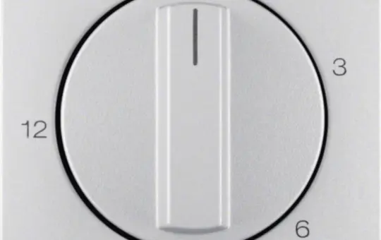 BERKER 16721404 Raumtemperaturregler S/B inkl. Fühler | alu matt