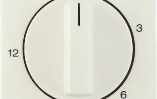 BERKER 16728982 Raumtemperaturregler S/B inkl. Fühler | weiß glänzend