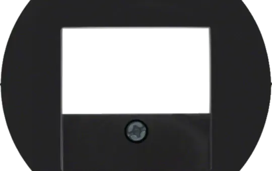 BERKER MAN0307124 Telefonabdeckung R.Classic Standard | schwarz matt