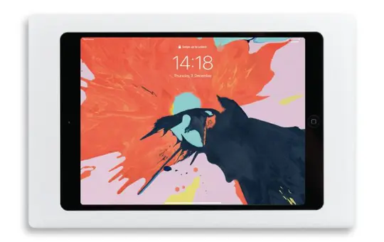 DISPLINE DSP-1-10-1097-00 Wandhalterung Companion Wall iPad 9,7 Zoll | weiß pulverbeschichtet