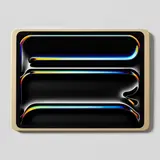 DISPLINE DSP-2-11-1300-13-C Wandhalterung Dame Wall 2.0 iPad Pro 13 Zoll | gold eloxiert