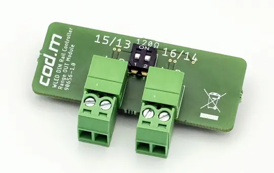 COD.M 90656 WLED LAN-Controller OUT-Modul v1.0 Range OUT