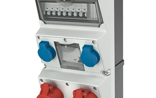 MENNEKES 930013 Steckdosenkombination AMAXX 1x CEE 16 A, 1x CEE 32 A, 2x Steckdosen