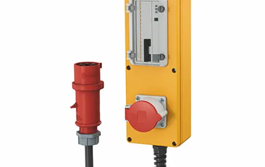 MENNEKES 7112292 Steckdosenleiste EverGUM 1x CEE 16 A, 5-polig, 400 V | signalgelb