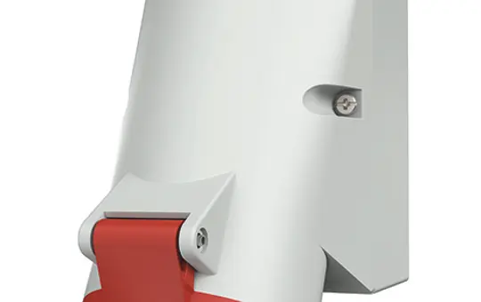 MENNEKES 20235A Wandsteckdose 16 A, 5-polig, 400 V | weiß/Rot