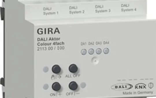 GIRA 211300 DALI-Aktor Colour 4-fach