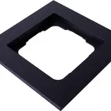 WEINZIERL 5525 Abdeckrahmen Standard MATCH 55 1-fach | schwarz matt