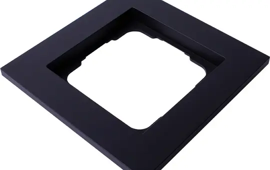 WEINZIERL 5525 Abdeckrahmen Standard MATCH 55 1-fach | schwarz matt