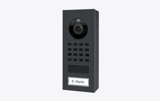 DOORBIRD D1101V IP-Video-Türstation AP (423900578) 1-fach | anthrazitgrau seidenmatt