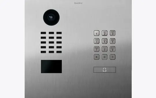DOORBIRD D2101KH IP-Video-Türstation (423901278) 1-fach, Keypad, RFID-Leser | edelstahl V4A gebürstet