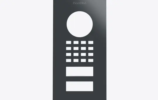 DOORBIRD D1101V Unterputz Frontblende (423900394) für D1101V UP | anthrazitgrau seidenmatt