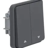 BERKER 50553525 Jalousie-Serientaster AP/UP W.1 2-fach | grau