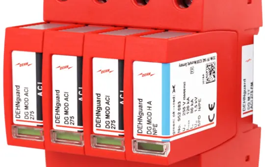 DEHN 952341 Überspannungsableiter Typ 2 4-polig, ACI, TT-und TN-S, Fernmeldekontakt, 275 V