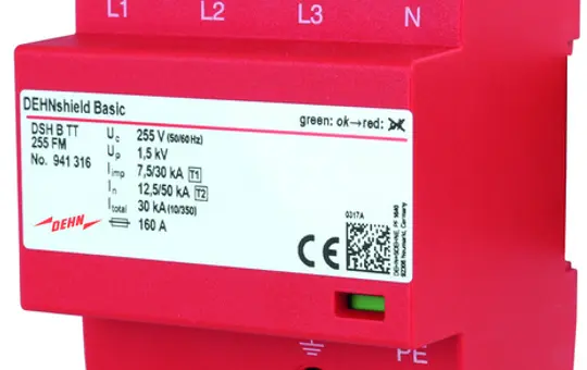 DEHN 941316 Kombi-Ableiter Typ 1+2 4-polig, TT TN-S Fernmeldekontakt