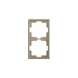 ZENNIO ZS70FM2C Abdeckrahmen ZS70FM 2 Module | champagner