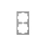 ZENNIO ZS70FM2S Abdeckrahmen ZS70FM 2 Module | silber
