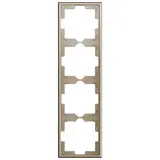 ZENNIO ZS70FM4C Abdeckrahmen ZS70FM 4 Module | champagner