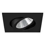 BRUMBERG 12362083 LED-Einbaustrahler SEVEN eckig, 740 lm, 3000K | schwarz matt