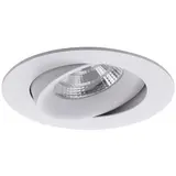 BRUMBERG 12276173 LED-Einbaustrahler INDIWO83 rund, IP20, 520 lm, 3000 K | strukturweiß