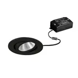 BRUMBERG 38361084 LED-Einbaustrahlerset SEVEN rund, schaltbar, 770 lm, 4000K | schwarz matt