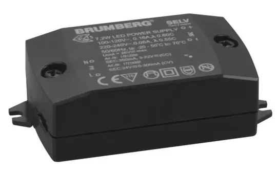 BRUMBERG 17214000 LED-Netzgerät 7,2 W, 24 V, schaltbar | schwarz