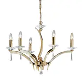 BRUMBERG 850595 Pendelleuchte STELLA E14 5-fach | gold glänzend