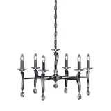 BRUMBERG 859066 Pendelleuchte GIRATA E14 6-fach | schwarzchrom glänzend