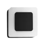 BRUMBERG 10034183 LED-Wandanbauleuchte DRONA eckig, 9 W, 665 lm, 3000K, 120° | strukturschwarz