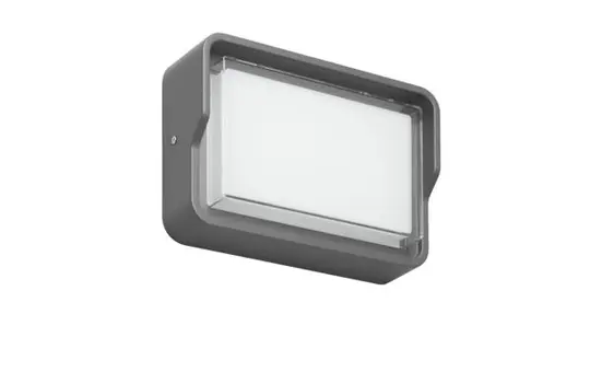 BRUMBERG 10223103 LED-Wandanbauleuchte COATIS rechteckig, 12 W, 970 lm, 3000K, 115° | strukturgraphit