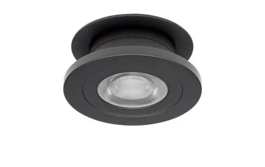 BRUMBERG 12356183 LED-Einbaustrahler NAVARINO 6 W, 510 lm, 3000K, 24° | strukturschwarz